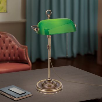   HARVARD klasszikus asztali lámpa, Orion-Molecz LA 4-1212/1 Patina/grün (1xE27)