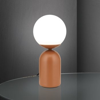   STANLEY modern asztali lámpa, Orion-Molecz LA 4-1223/1 korallenrot (1xE14)