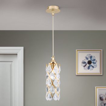   RITA modern kristály függőlámpa, Orion-Molecz HL 6-1549/1 gold (exkl. G9/40W)