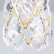 RITA modern kristály függőlámpa, Orion-Molecz HL 6-1549/1 gold (exkl. G9/40W)