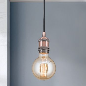   JAILHOUSE Vintage függőlámpa, Orion-Molecz HL 6-1648/1 Kupfer (1xE27)