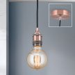 JAILHOUSE Vintage függőlámpa, Orion-Molecz HL 6-1648/1 Kupfer (1xE27)