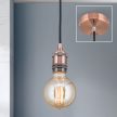 JAILHOUSE Vintage függőlámpa, Orion-Molecz HL 6-1648/1 Kupfer (1xE27)