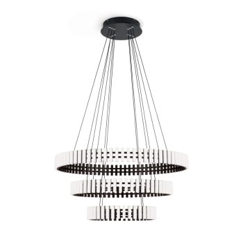   MANSION modern függőlámpa, Orion-Molecz HL 6-1696 schwarz (LED126W/10080lm/3000K