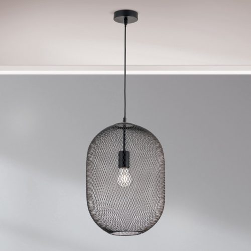 GEORGINA modern függőlámpa, Orion-Molecz HL 6-1699/1 schwarz (1xE27/max. 60W)