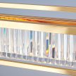 PRISM modern kristály függőlámpa, Orion-Molecz HL 6-1701/90x17 gold (LED80W/6400lm/3000