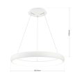VENUS LED csillár, modern, fehér, ORION-Molecz HL6-1703/61weiss