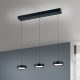 TEIDE modern függőlámpa, Orion-Molecz HL 6-1712/3 schwarz-matt(LED72W/6000lm/