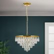 CELESTE modern kristály függőlámpa, Orion-Molecz HL 6-1806/9 gold (exkl. 9xG9/40W)