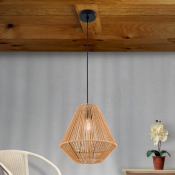   JUNGLE modern függőlámpa, Orion-Molecz HL 6-1812/1 natur (1xE27)