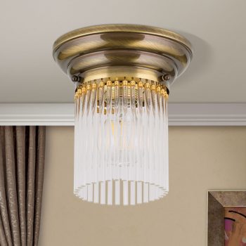   STäBCHEN mennyezeti lámpa, patina, szecessziós, ORION  DL 7-118/18 Patina