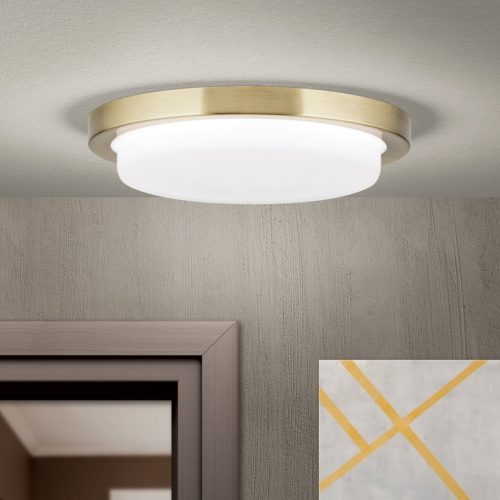 LEROX mennyezeti lámpa, Modern, ORION-Molecz-DL 7-668/20 Patina/opal-matt (LED21W/130