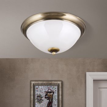   OLD LAMP mennyezeti lámpa, klassikus, Orion  DL 7-676/37 Patina/355 opal