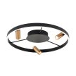 BERLIN LED mennyezeti lámpa, modern, ORION-Molecz-  DL 7-686/3 schwarz-gold
