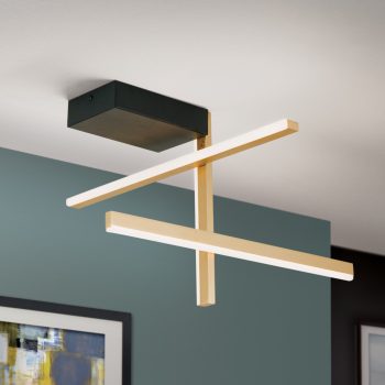   STARGATE LED mennyezeti lámpa ,Modern, ORION LEUCHTEN-MOLECZ DL 7-688 gold-schwarz