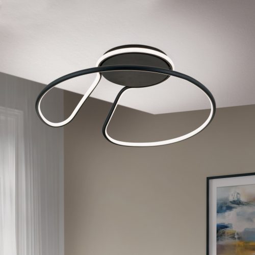 CLAIRE LED mennyezeti lámpa ,Modern, ORION LEUCHTEN-MOLECZ DL 7-690 schwarz