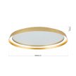 MANTA modern mennyezeti lámpa, Orion-Molecz-DL 7-699/60 gold-matt(LED50W/2700lm/3CCT