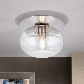   CHARD mennyezeti lámpa, matt króm, ORION DL 7-787/1 satin/klar