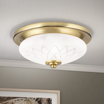   PORTO klasszikus mennyezeti lámpa, Orion-Molecz-DL 7-791/26 bronze (1xE27)