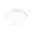 MAGGY modern mennyezeti lámpa NU 9-494 weiß (LED18W/1880lm/CCT)