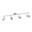 SEBA modern spotlámpa Orion-Molecz Str 10-390/4 satin (exkl 4xGU10/35W)