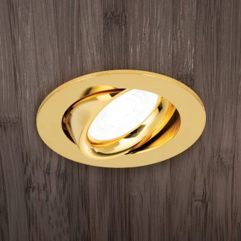   CHOICE modern spotlámpa Orion-Molecz Str 10-472 gold/EBL (exkl. GU10/50W)