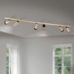 SEAN modern spotlámpa Orion-Molecz Str 10-493/6 gold-matt (exkl. GU10/13W)