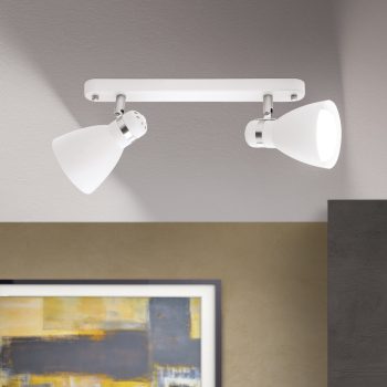   SCHOOL modern spotlámpa Orion-Molecz Str 10-494/2 weiß (2xE27)