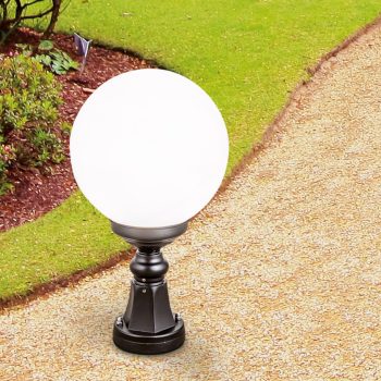   REIKA klasszikus kültéri lámpa, Orion-Molecz AL 11-1172/1 schwarz (1xE27 H40cm)