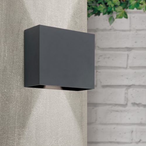 AKZENT modern kültéri lámpa, Orion-Molecz AL 11-1202 anthrazit (LED2x6W/580lm/3000