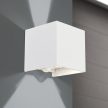 CUBE-S modern kültéri lámpa, Orion-Molecz AL 11-1314 weiß/Sensor(LED13W/700lm/3000
