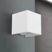 CUBE-S modern kültéri lámpa, Orion-Molecz AL 11-1314 weiß/Sensor(LED13W/700lm/3000