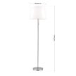 LUDWIG álló lámpa ,Modern, ORION LEUCHTEN-MOLECZ Stl 12-1186/1 satin