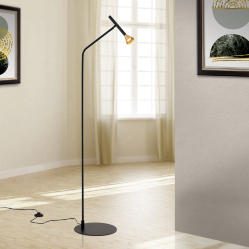 ODEON LED álló lámpa ,Modern, ORION LEUCHTEN-MOLECZ Stl 12-1286 schw.-MS