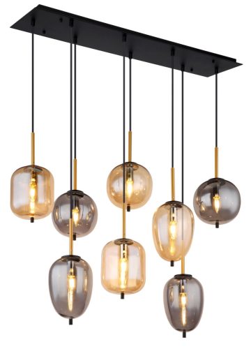 BLACKY függőlámpa modern, GLOBO-LIGHTING, 15345-8A