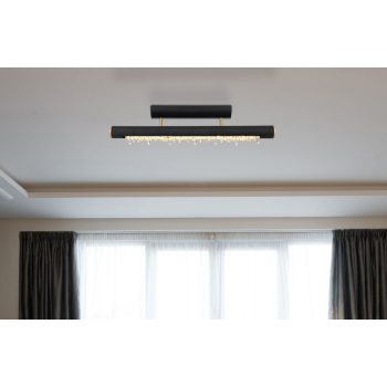   FELICITAS LED mennyezeti lámpa modern kristály, GLOBO-LIGHTING, 15354-15DB