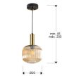 NORMA LED függő lámpa modern, Schuller, 225588