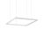 ORACLE SLIM SQUARE LED függő lámpa minimál, Ideal-Lux, 259154
