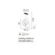 FRAME LED csillár modern, Ideal-Lux, 269351