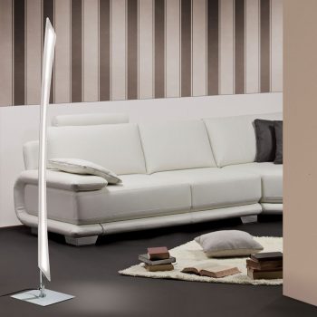   LEUCA állólámpa, Modern, ORION-Molecz-Stl 12-1146 satin  (LED20W/1800lm/3000K)