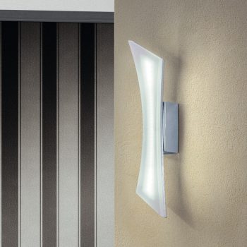   LEUCA fali lámpa, Modern, ORION-Molecz-WA 2-1280 satin    (LED6W/540lm/3000K)  