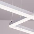 STRAIGHT függőlámpa, Modern, ORION-Molecz-HL 6-1641 Alu-matt (LED90W/6200lm/3000K 
