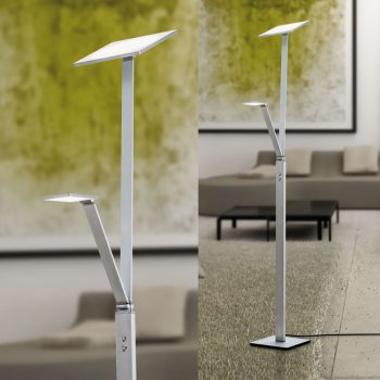   WORK állólámpa, Modern, ORION-Molecz-Stl 12-1159/2 Alu-matt (LED25W+8W/3000K)