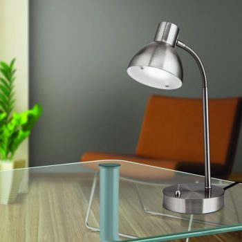   NEMO asztali lámpa, Modern, ORION-Molecz-LA 4-1170/1 satin  (LED7W/400lm/3000K)  