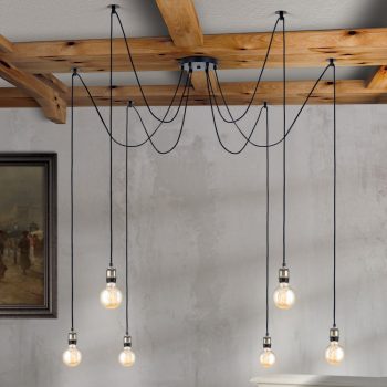   JAILHOUSE csillár, Vintage, ORION-Molecz-HL 6-1649/6 Vintage    (6xE27)          