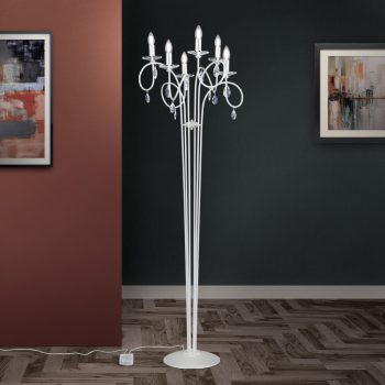   GIADA állólámpa, kristály, ORION-Molecz-Stl 12-1094/6 silber-matt (6xE14)       