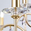 GIADA csillár, kristály, ORION-Molecz-LU 1670/6+6 gold-matt  (12xE14)         