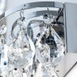 CELESTE fali lámpa, kristály, ORION-Molecz-WA 2-1246/3 chrom  (exkl3xG4/12V/20W)   
