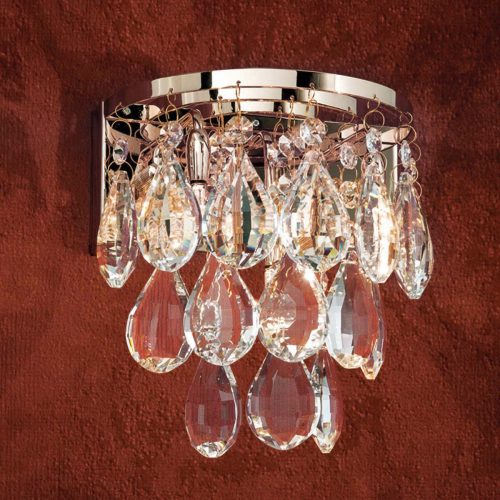 CELESTE fali lámpa, kristály, ORION-Molecz-WA 2-1246/3 gold   (exkl. 3x12V/G4/20W) 