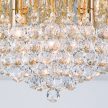 GLORIA mennyezeti lámpa, kristály, ORION-Molecz-DLU 2378/9/62 gold     (exkl. 9xG9/40W) 